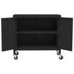 Steel Storage Cabinet with Caster Wheels – Multiple Colors