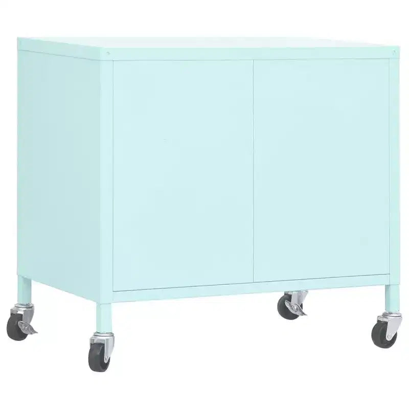 Steel Storage Cabinet with Caster Wheels – Multiple Colors
