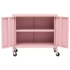 Steel Storage Cabinet with Caster Wheels – Multiple Colors