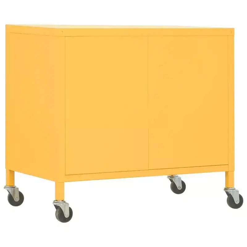 Steel Storage Cabinet with Caster Wheels – Multiple Colors