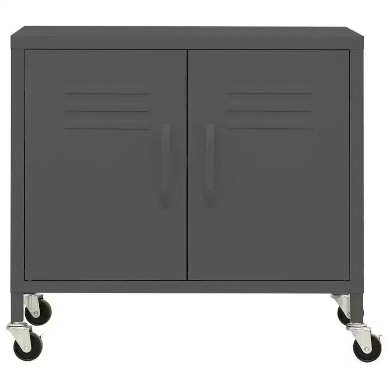Steel Storage Cabinet with Caster Wheels – Multiple Colors