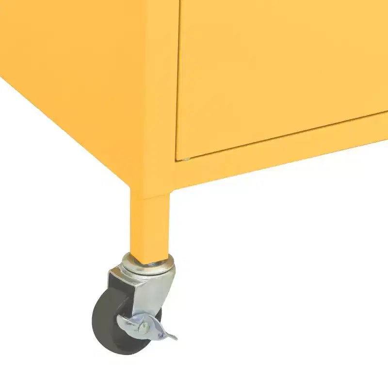 Steel Storage Cabinet with Caster Wheels – Multiple Colors