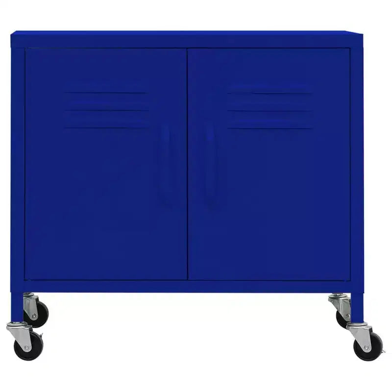 Steel Storage Cabinet with Caster Wheels – Multiple Colors