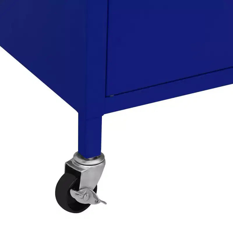 Steel Storage Cabinet with Caster Wheels – Multiple Colors