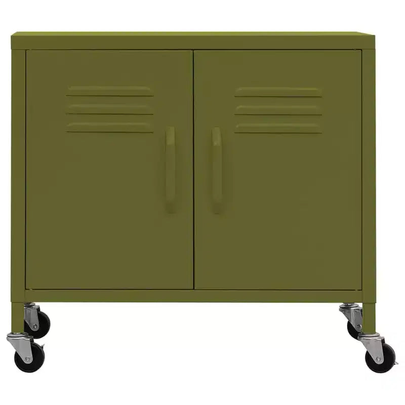 Steel Storage Cabinet with Caster Wheels – Multiple Colors