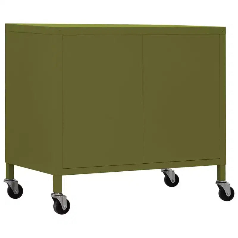 Steel Storage Cabinet with Caster Wheels – Multiple Colors