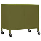 Steel Storage Cabinet with Caster Wheels – Multiple Colors