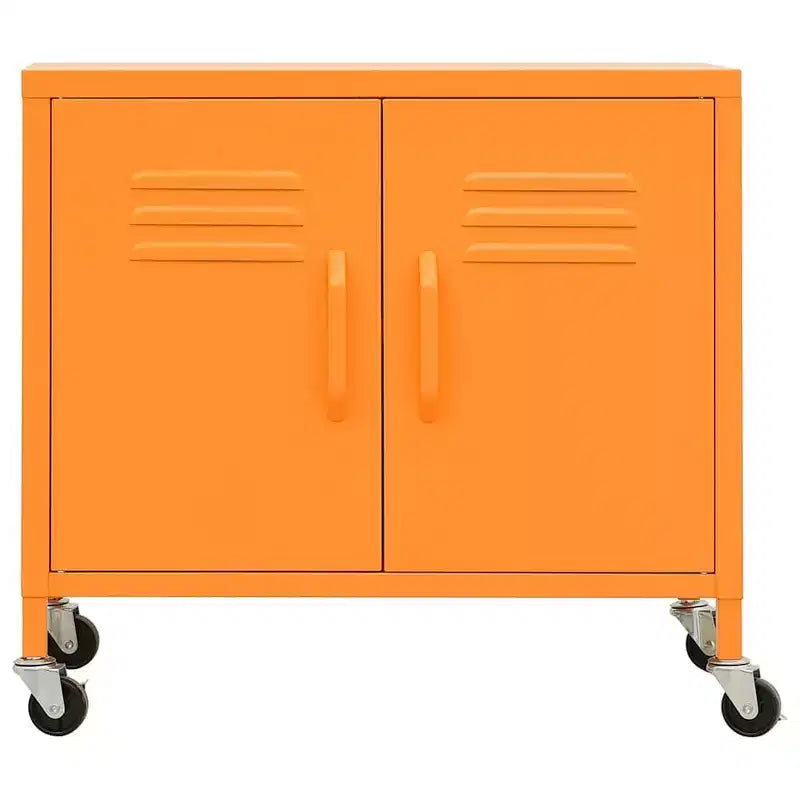Steel Storage Cabinet with Caster Wheels – Multiple Colors