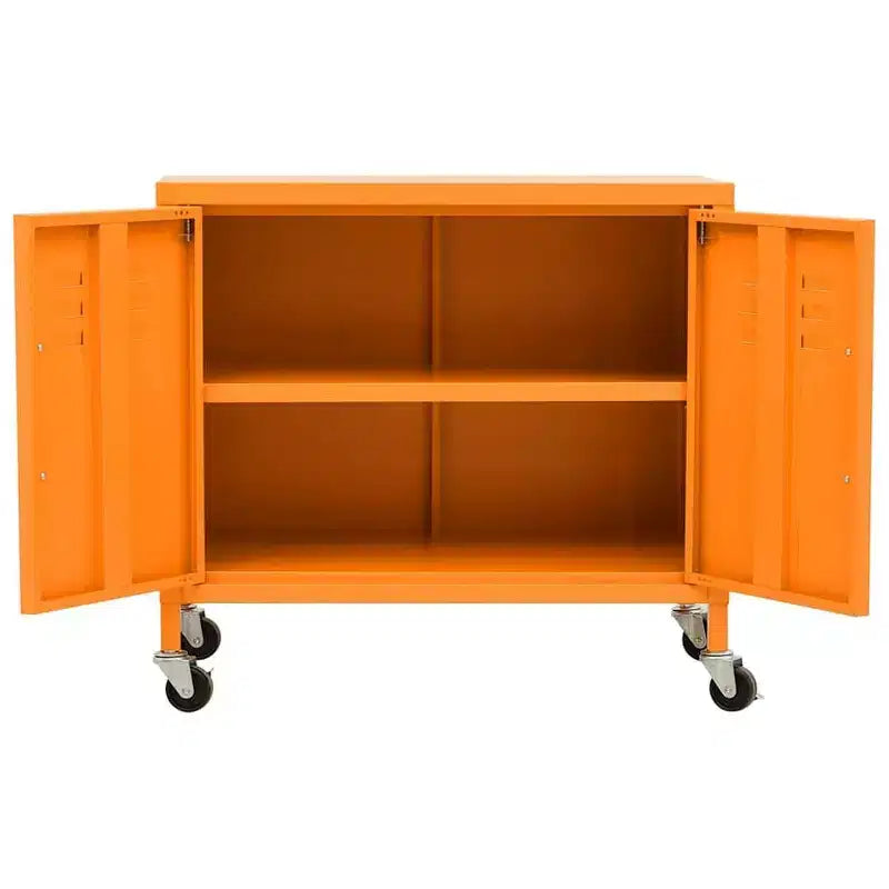 Steel Storage Cabinet with Caster Wheels – Multiple Colors