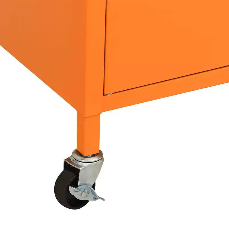 Steel Storage Cabinet with Caster Wheels – Multiple Colors