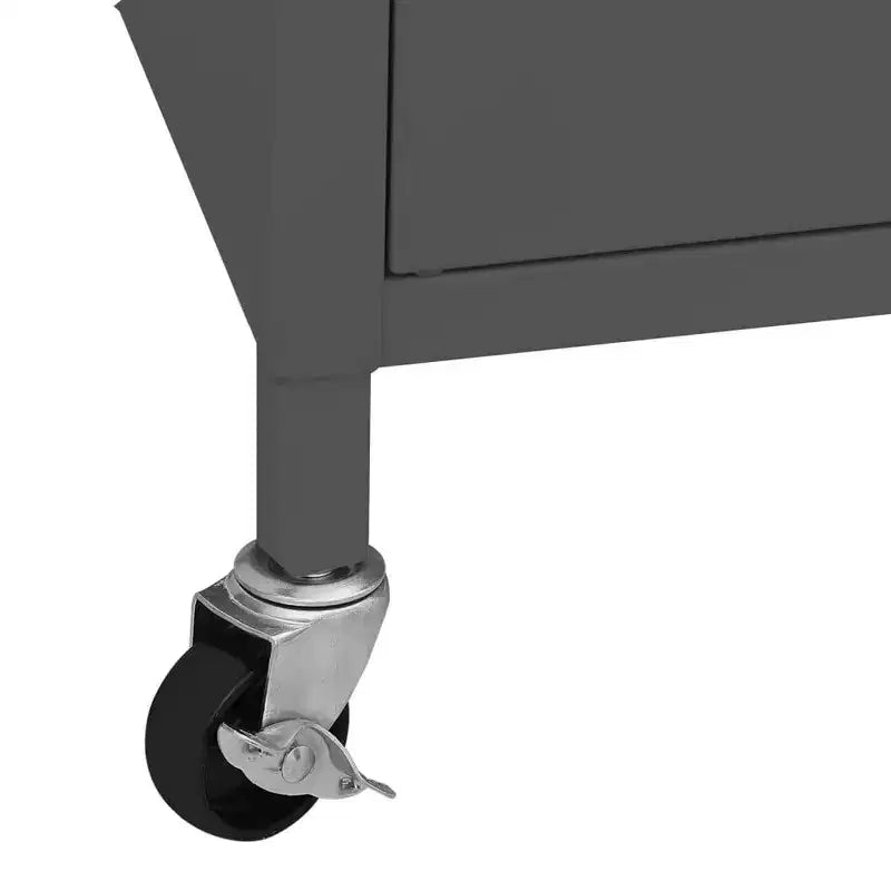 Steel Storage Cabinet with Caster Wheels – Multiple Colors