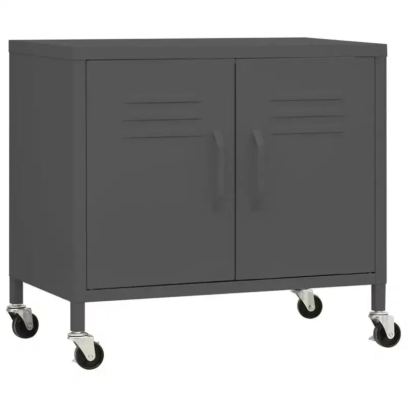 Steel Storage Cabinet with Caster Wheels – Multiple Colors