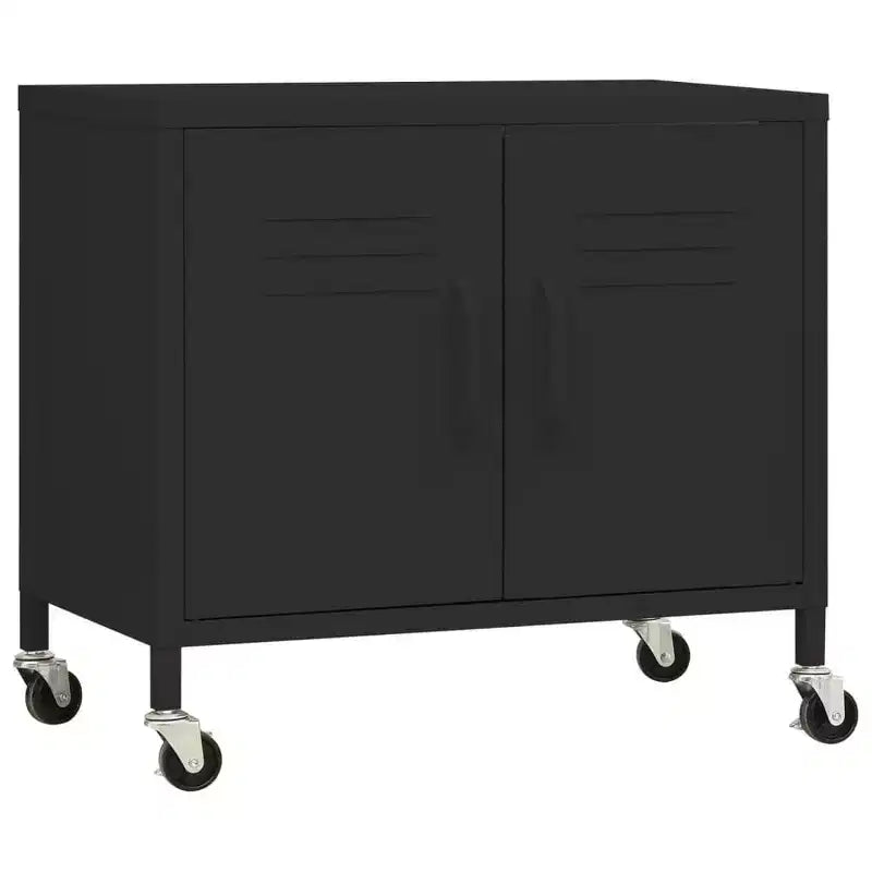 Steel Storage Cabinet with Caster Wheels – Multiple Colors