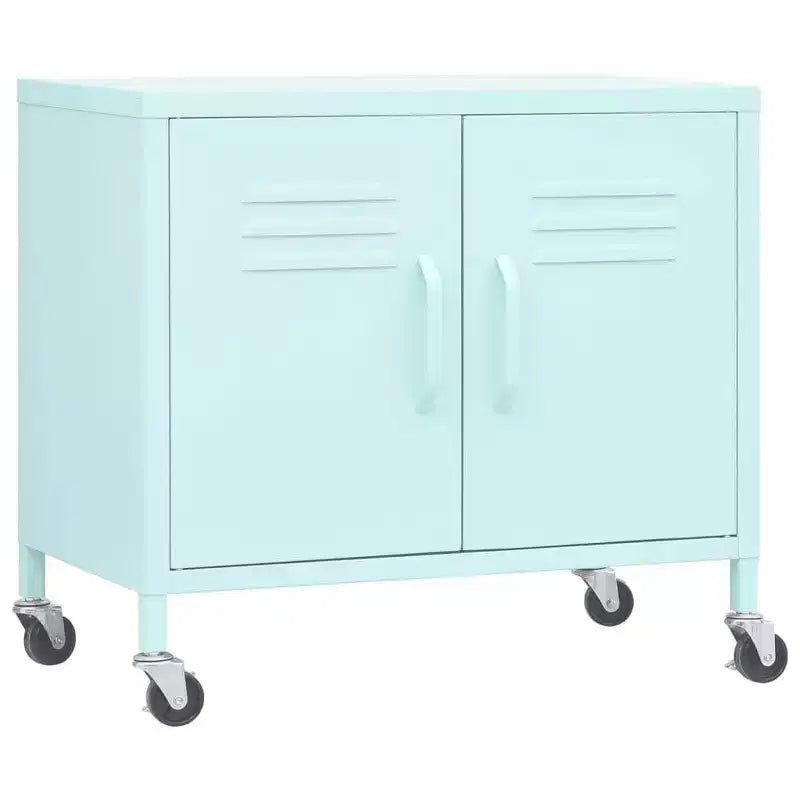 Steel Storage Cabinet with Caster Wheels – Multiple Colors