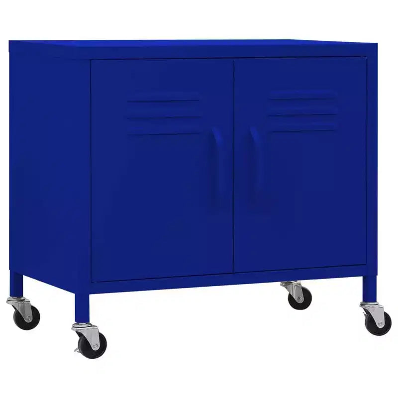 Steel Storage Cabinet with Caster Wheels – Multiple Colors