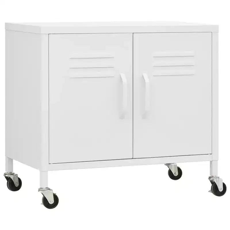 Steel Storage Cabinet with Caster Wheels – Multiple Colors
