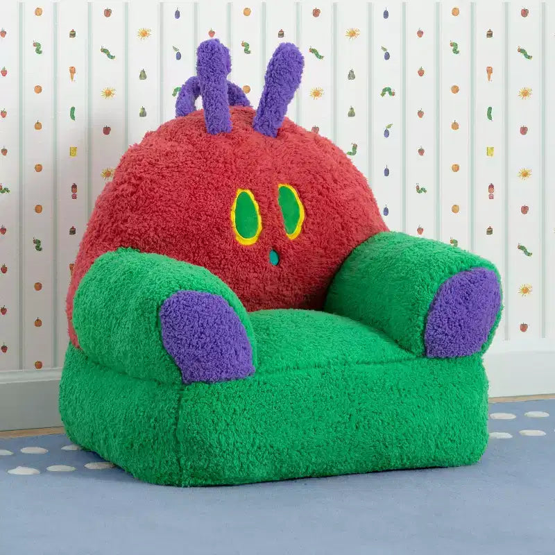 Kids Plush Foam Chair with Handle