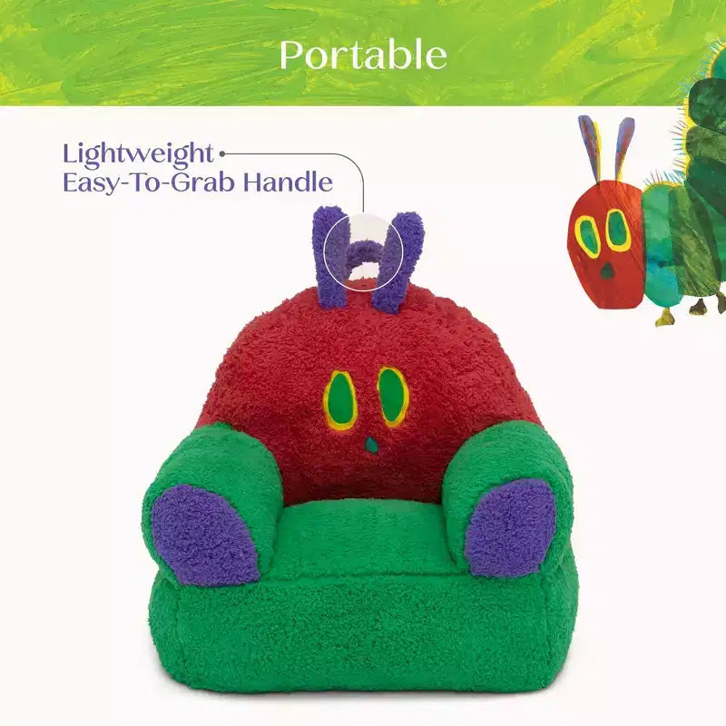 Kids Plush Foam Chair with Handle