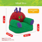 Kids Plush Foam Chair with Handle