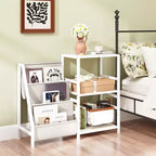 Record Player Stand with Vinyl Storage and 3 Shelves