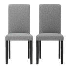 Dining Chair Set of 2, Mid-Century Modern Upholstered Parson Chairs