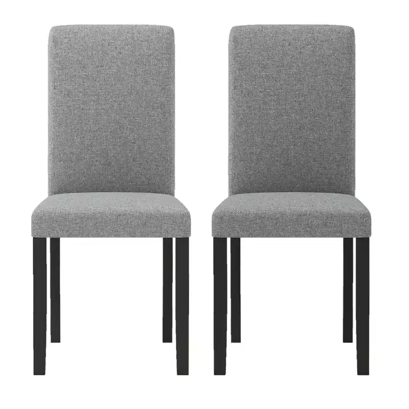 Dining Chair Set of 2, Mid-Century Modern Upholstered Parson Chairs