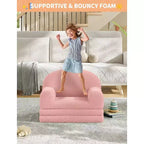 2-in-1 Convertible Kids Sofa Chair and Lounger
