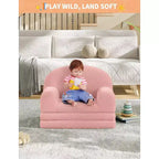 2-in-1 Convertible Kids Sofa Chair and Lounger