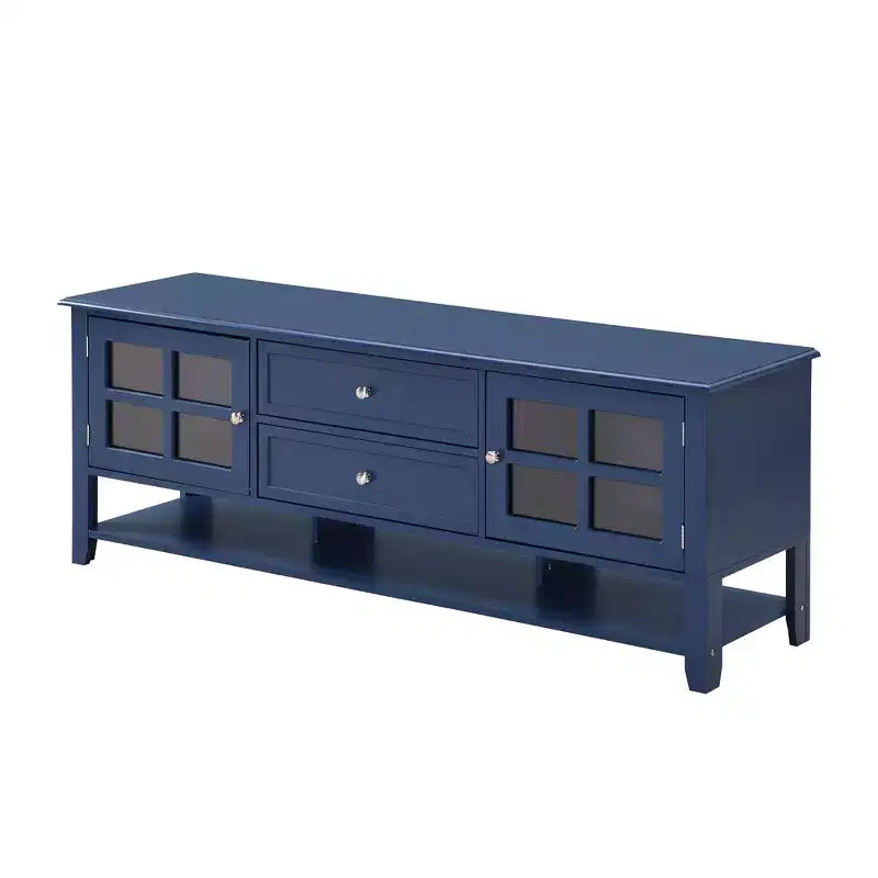 TV Stand with Doors and Drawers for 60-Inch TVs, Entertainment Center with Shelves
