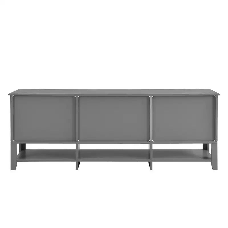 TV Stand with Doors and Drawers for 60-Inch TVs, Entertainment Center with Shelves