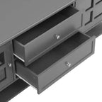 TV Stand with Doors and Drawers for 60-Inch TVs, Entertainment Center with Shelves