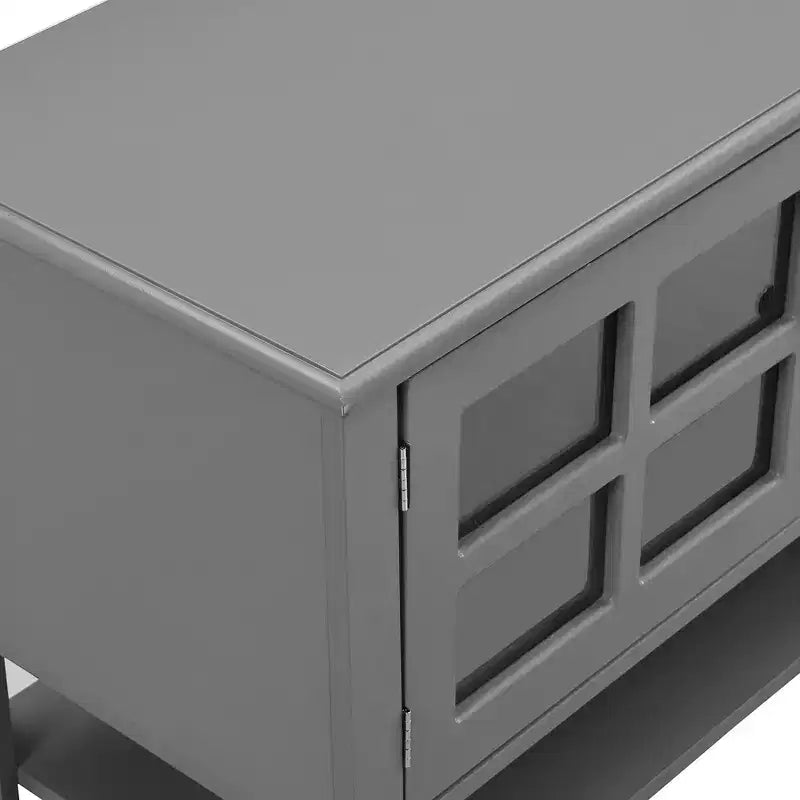 TV Stand with Doors and Drawers for 60-Inch TVs, Entertainment Center with Shelves