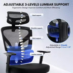 Ergonomic High-Back Mesh Office Chair with Adjustable Lumbar Support