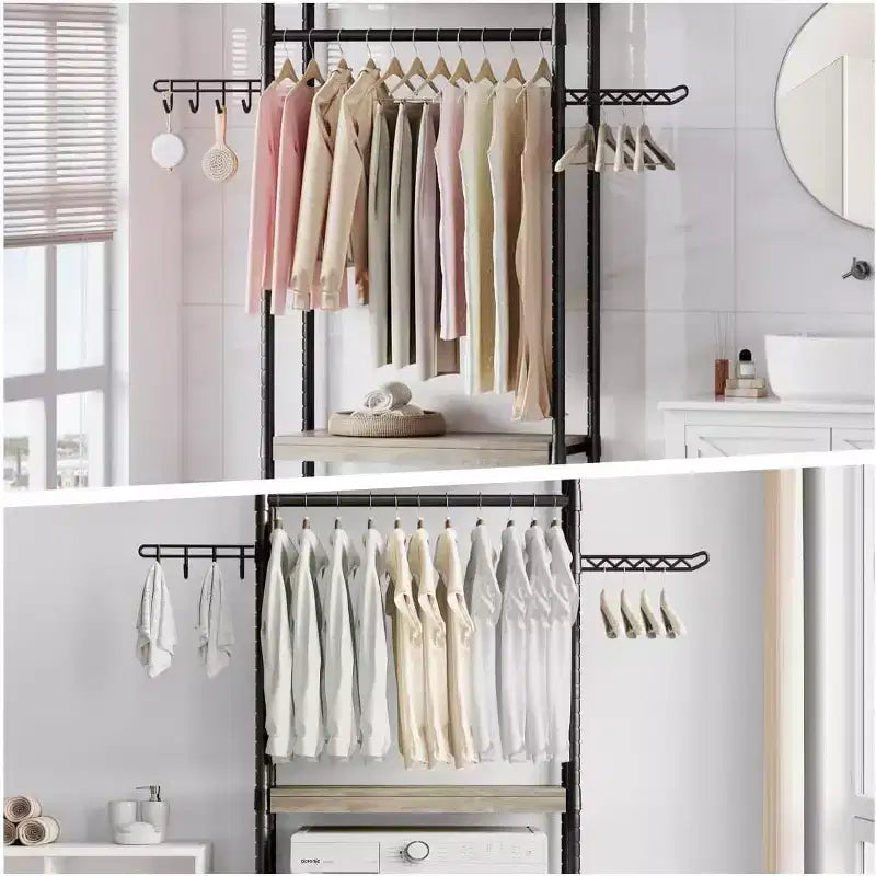 5-Tier Adjustable Laundry Room Storage Shelf