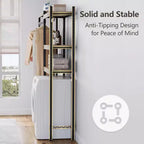 5-Tier Adjustable Laundry Room Storage Shelf