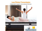 14 Inch Queen Hybrid Mattress – Gel Memory Foam & Pocket Coils, Medium Firm