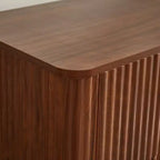 6-Drawer Dresser, 55 Inch Wide with Wave Curve Design, Wooden Storage Cabinet