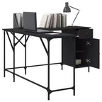 Corner Desk with Adjustable Feet – Engineered Wood