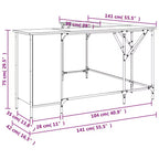 Corner Desk with Adjustable Feet – Engineered Wood