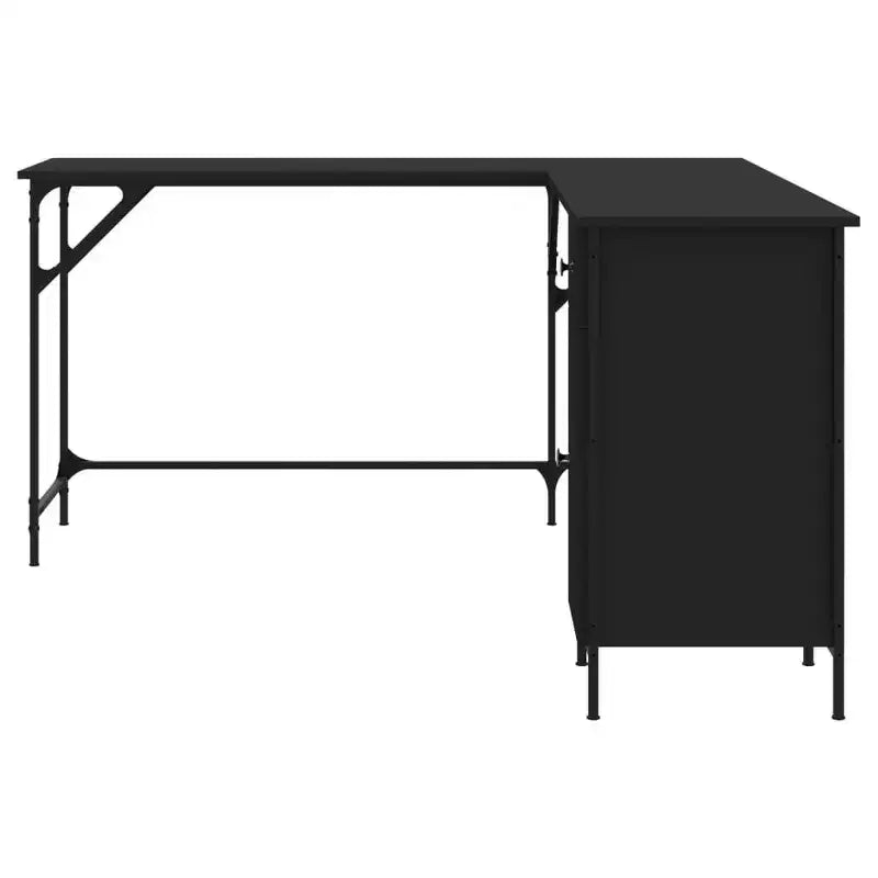 Corner Desk with Adjustable Feet – Engineered Wood