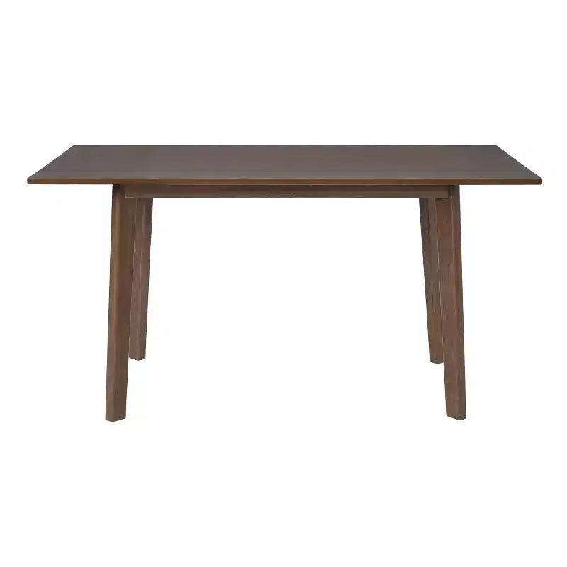 Rustic Farmhouse Dining Table with Solid Wood Frame