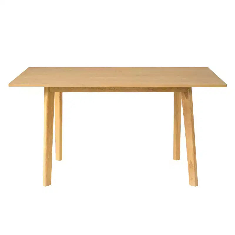 Rustic Farmhouse Dining Table with Solid Wood Frame