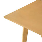 Rustic Farmhouse Dining Table with Solid Wood Frame
