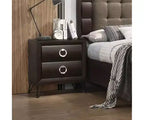 24" Tablita Nightstand in Dark Merlot