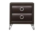 24" Tablita Nightstand in Dark Merlot