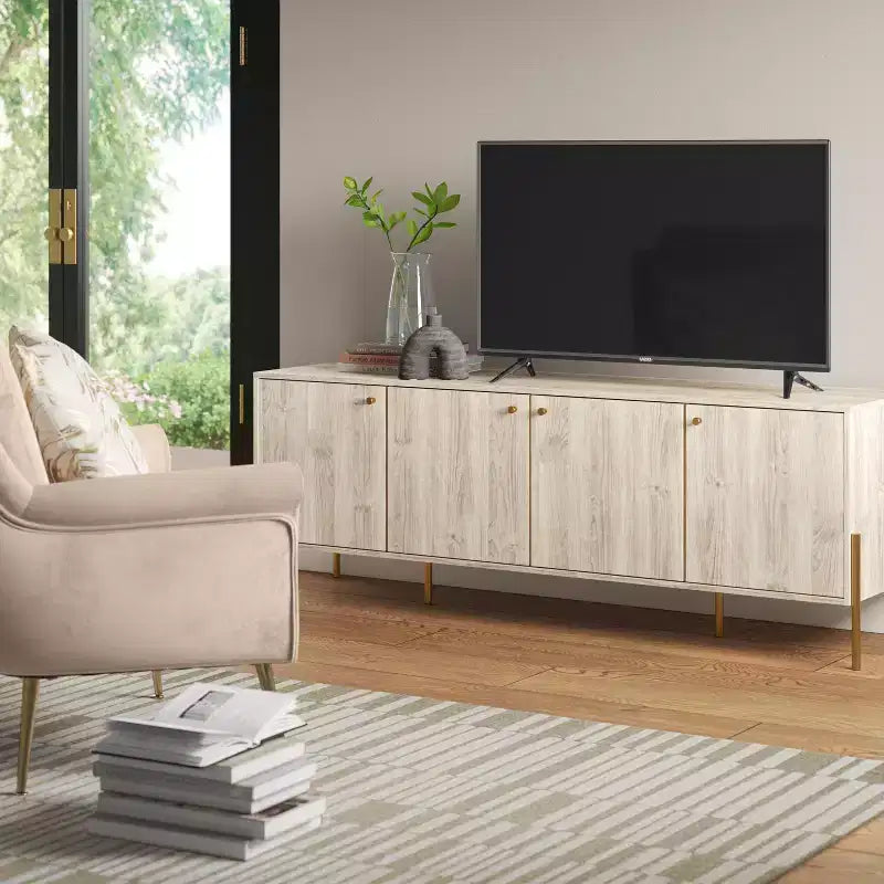 60" 4-Door TV Stand for TVs up to 60"