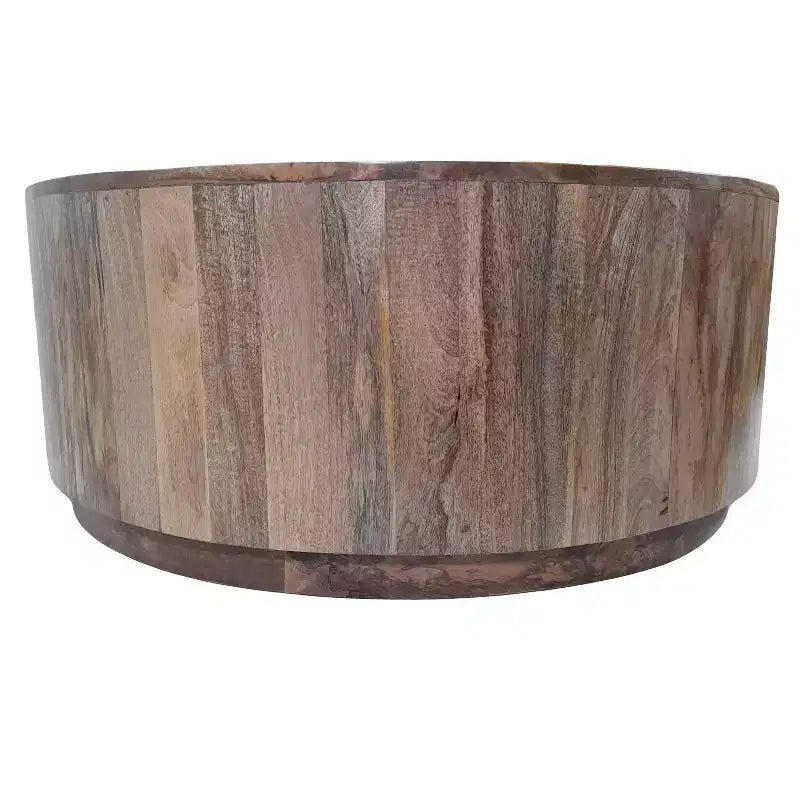 42" Round Solid Wood Coffee Table