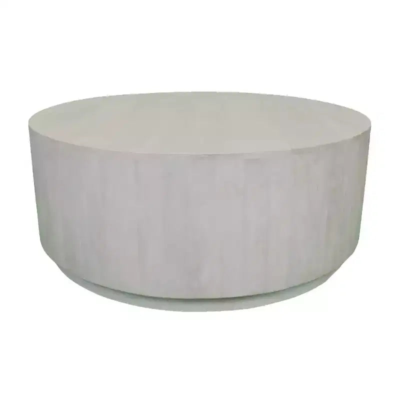 42" Round Solid Wood Coffee Table