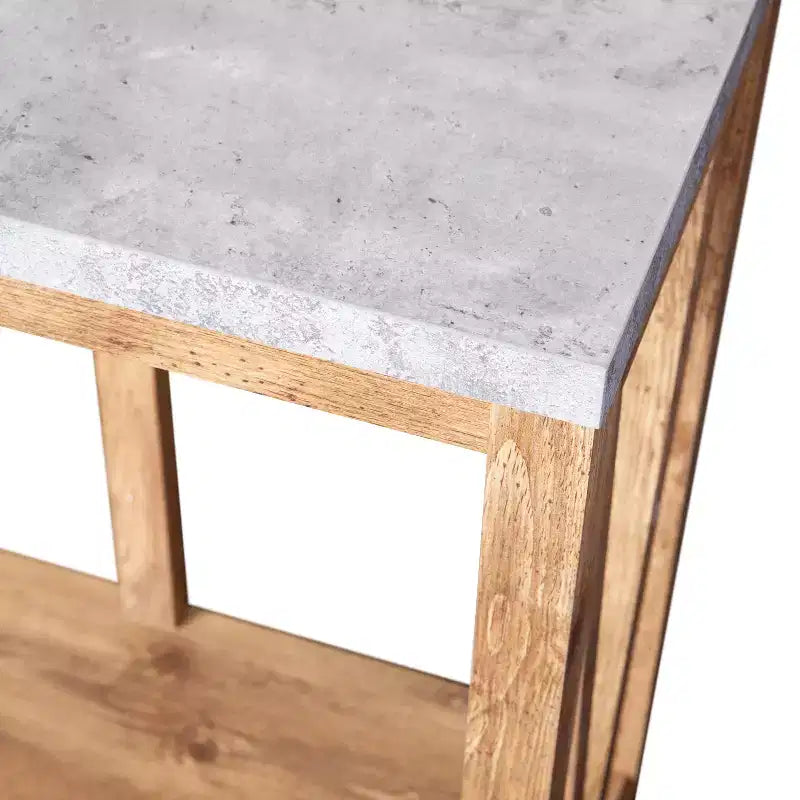 2-Tier Farmhouse Console Table with Lower Shelf