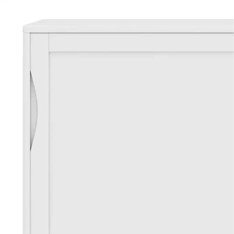 Medium Storage Cabinet with Sliding Doors and Drawers